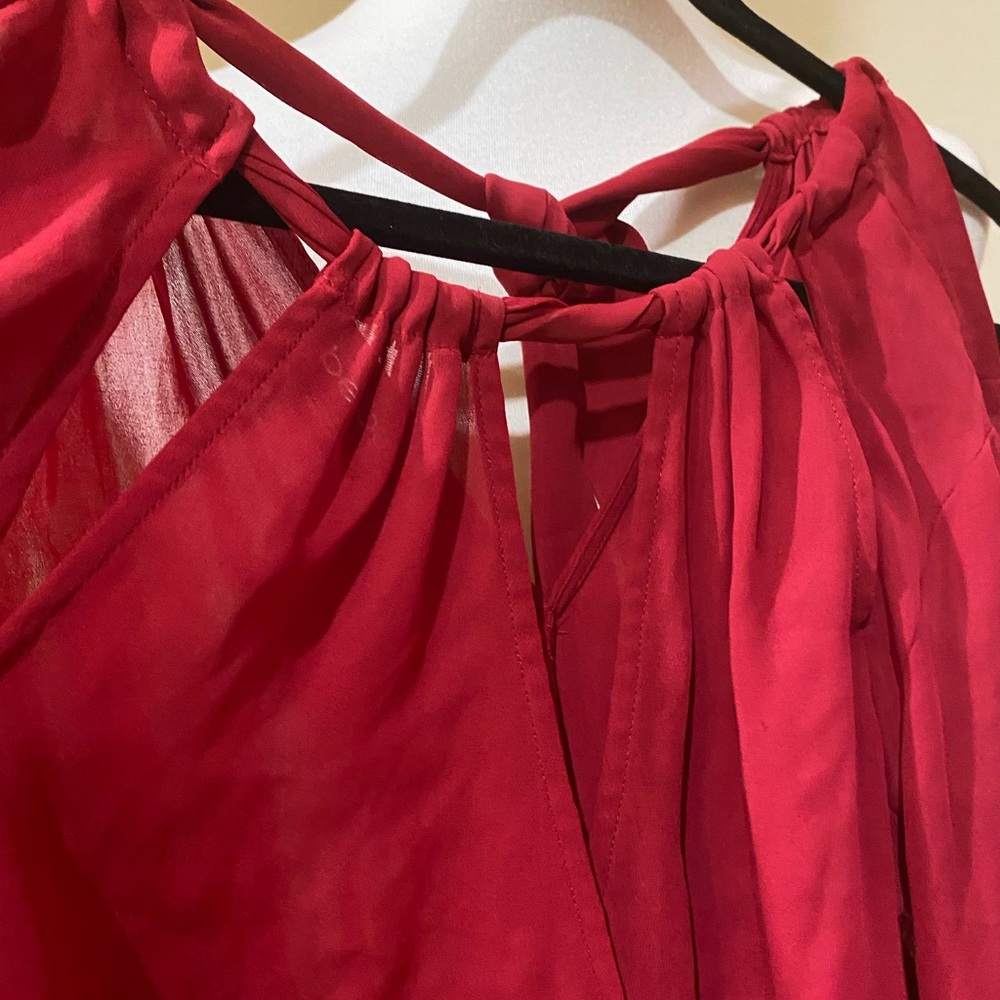 Bebe Red Top - Picture 9 of 12